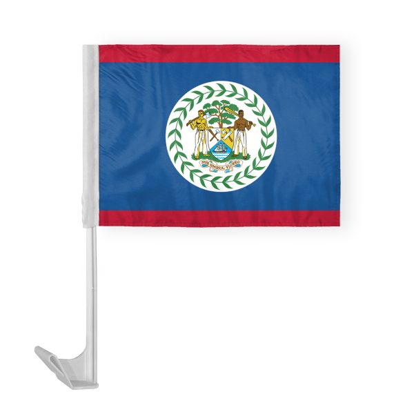 AGAS Belize Car Flag 12x16 inch