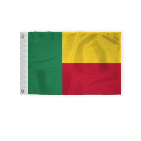 AGAS Benin Nautical Flag 12x18 inch Mini Beninese