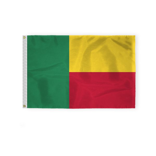 AGAS Benin Flag 2x3 ft Outdoor 200D Nylon