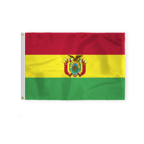 AGAS Bolivia Flag - 2x3 ft - Printed Single Sided on 200D Nylon