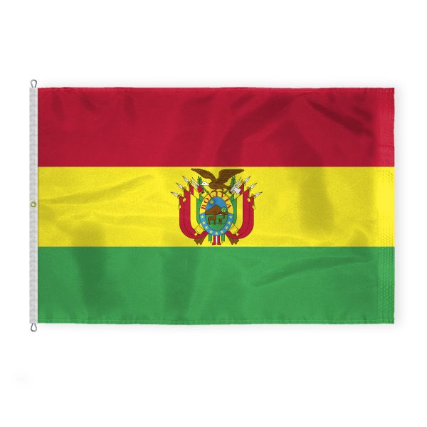 AGAS Bolivia Flag - 8x12 ft - Printed Single Sided on 200D Nylon