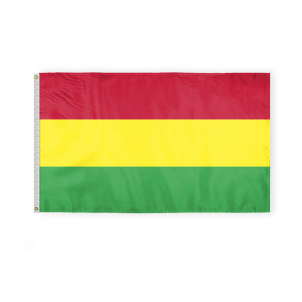 AGAS Bolivia No Seal Flag 3x5 ft Double Stitched Hem 100% Polyester