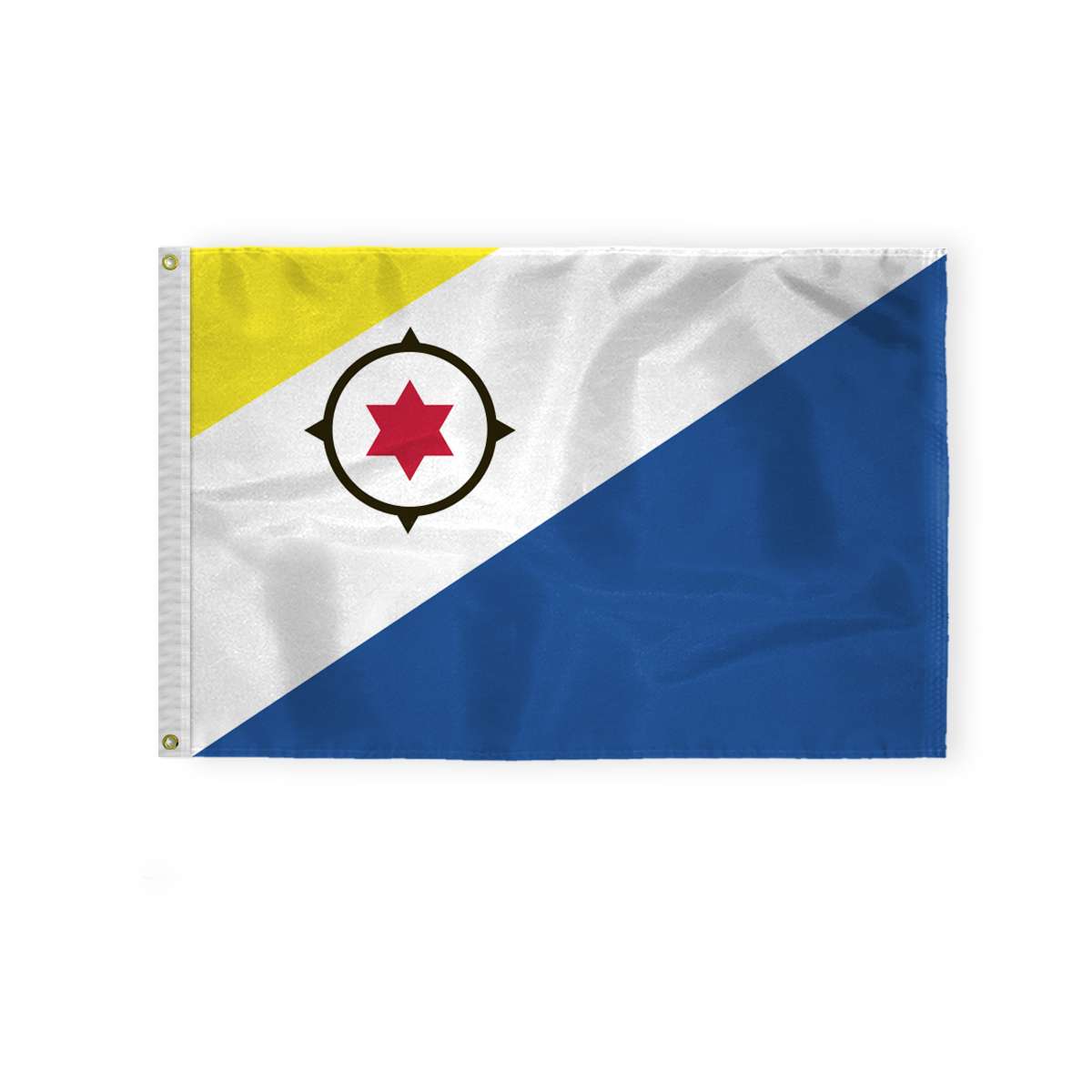 AGAS Bonaire Flag 2x3 ft Outdoor 200D Nylon Double Stitched AGAS Bonaire Flag 2x3 ft Outdoor 200D Nylon Double Stitched