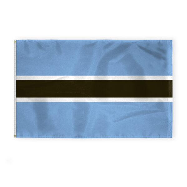 AGAS Botswana National Flag 6x10 ft 200D Nylon