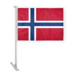 AGAS Bouvent Island Car Flag Premium 10.5x15 inch