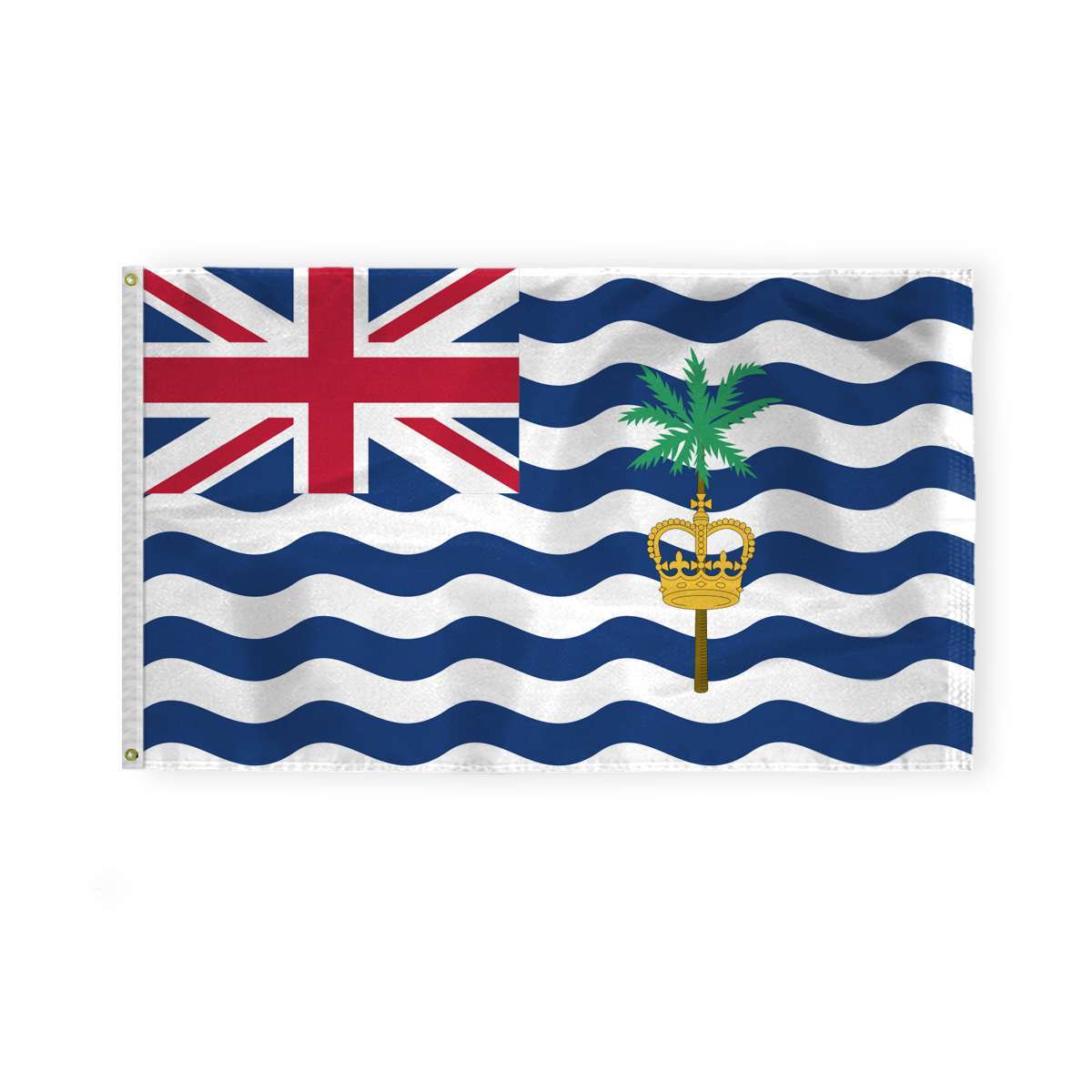 AGAS British Indian Ocean Territory National Flag 3x5 ft 200D Nylon AGAS British Indian Ocean Territory National Flag 3x5 ft 200D Nylon