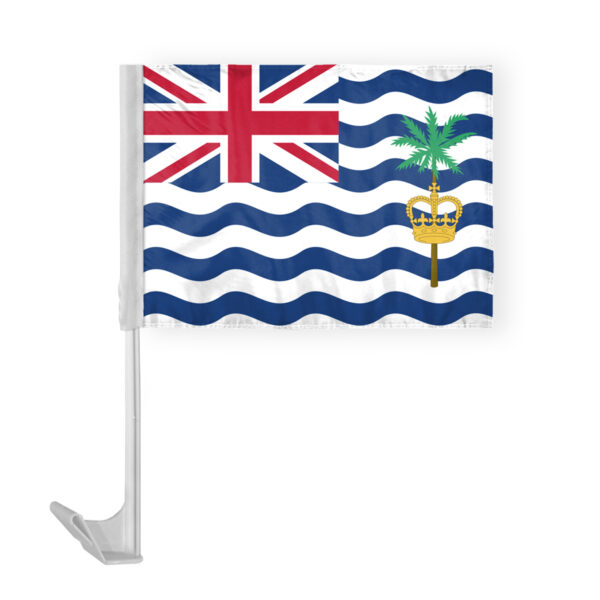 AGAS British Indian Ocean Territory Car Flag 12x16 inch Polyester
