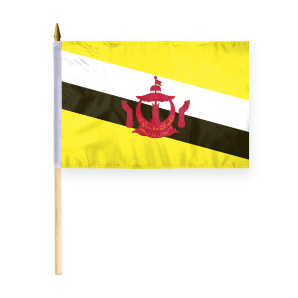 AGAS Small Brunei National Flag 12x18 inch - 24 inch