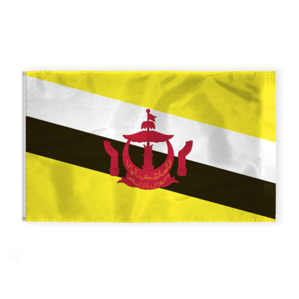 AGAS Brunei National Flag 6x10 ft 200D Nylon