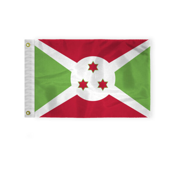 AGAS Burundi Courtesy Flag 12x18 inch Mini Burundi