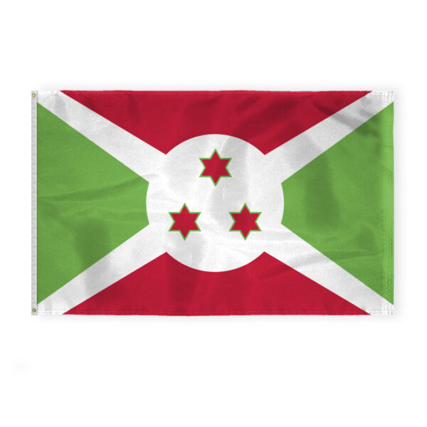 AGAS Burundi National Flag 5x8 ft 200D Nylon