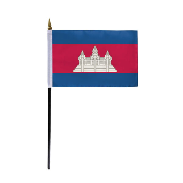 AGAS Small Cambodia 4x6 inch Flag