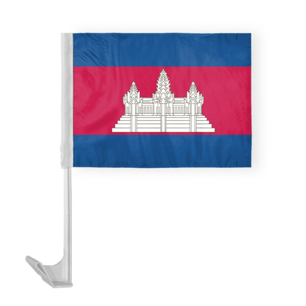 AGAS Cambodia Car Flag 12x16 inch
