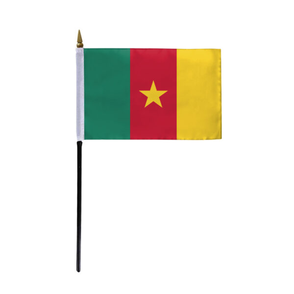 AGAS Small Cameroon National Flag 4x6 inch