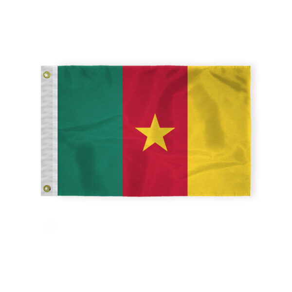 AGAS Cameroon Courtesy Flag 12x18 inch Mini Cameroon