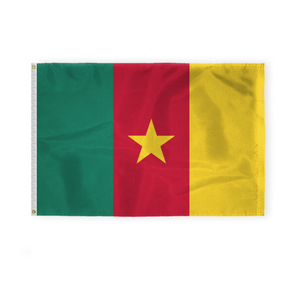 AGAS Cameroon National Flag 4x6 ft 200D Nylon