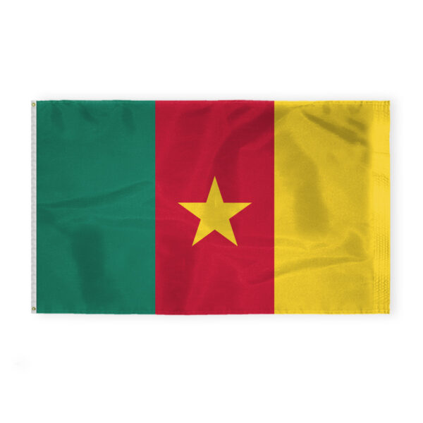 AGAS Cameroon National Flag 6x10 ft 200D Nylon