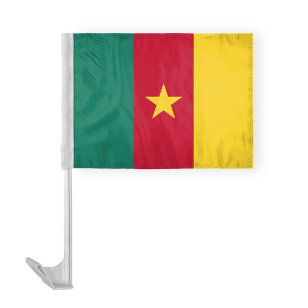 AGAS Cameroon Car Flag 12x16 inch