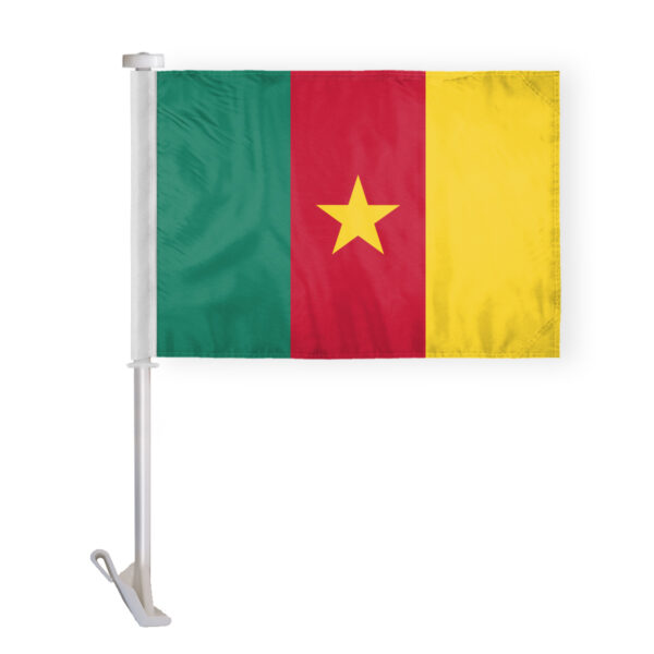 AGAS Cameroon Car Flag Premium 10.5x15 inch