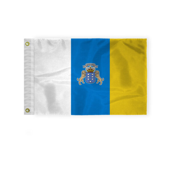 AGAS Canary Islands Courtesy Flag 12x18 inch