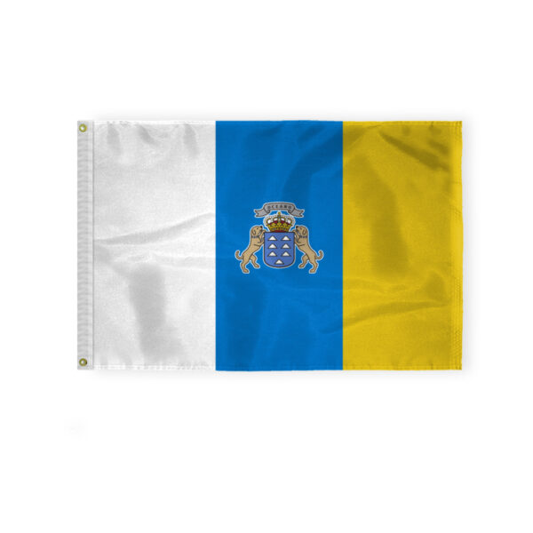 AGAS Canary Islands with Official Seal Flag 2x3 ft Nylon