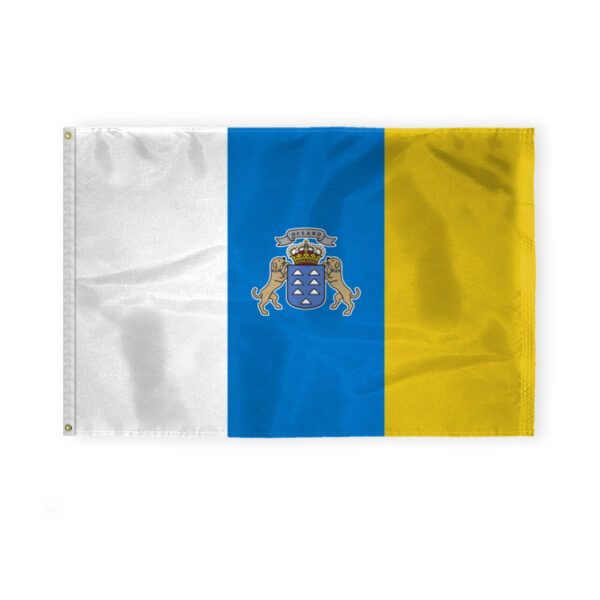 AGAS Canary Islands with Official Seal Flag 4x6 ft 200D