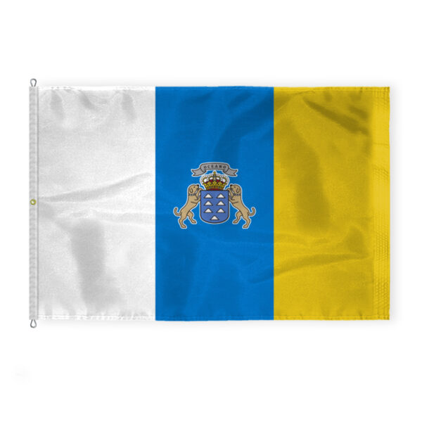 AGAS Canary Islands with Official Seal Flag 8x12 ft