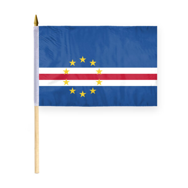 AGAS Small Cape Verde National Flag 12x18 inch