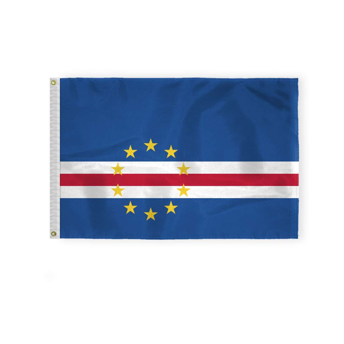 AGAS Cape Verde National Flag 2x3 ft Nylon AGAS Cape Verde National Flag 2x3 ft Nylon