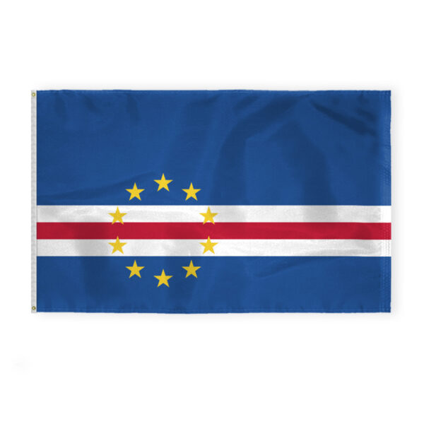 AGAS Cape Verde National Flag 5x8 ft 200D Nylon