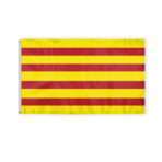 AGAS Catalonia Flag 3x5 ft Double Stitched Hem 100% Polyester