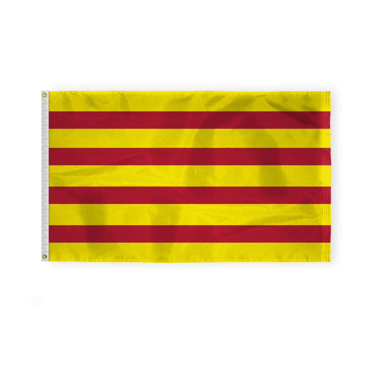 AGAS Catalonia Flag 3x5 ft 200D Nylon AGAS Catalonia Flag 3x5 ft 200D Nylon
