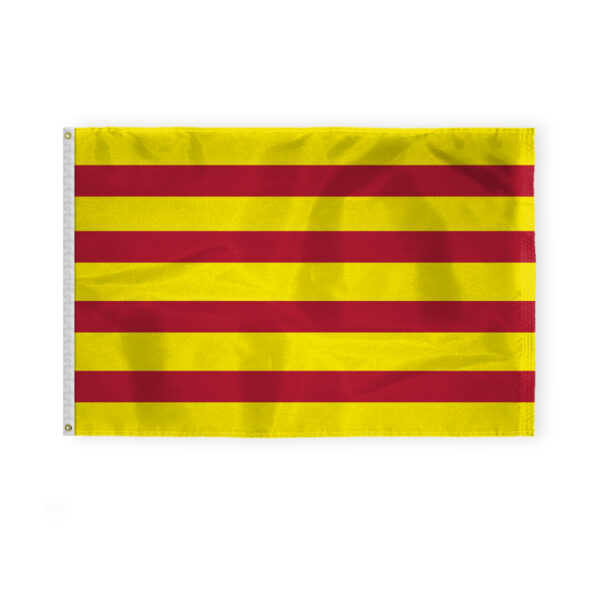 AGAS Catalonia Flag 4x6 ft 200D Nylon