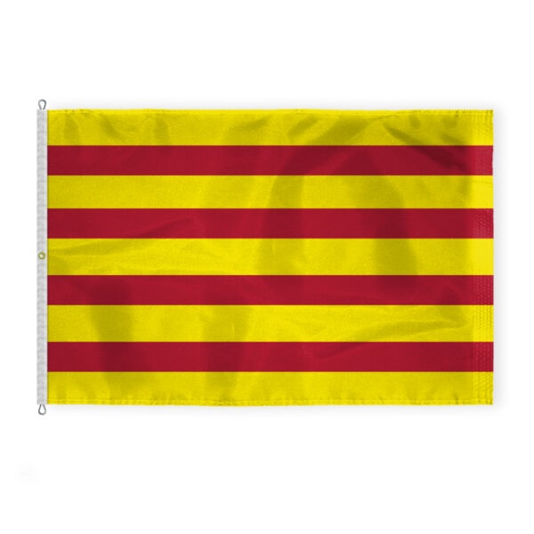 AGAS Catalonia Flag 8x12 ft - Outdoor 200D Nylon