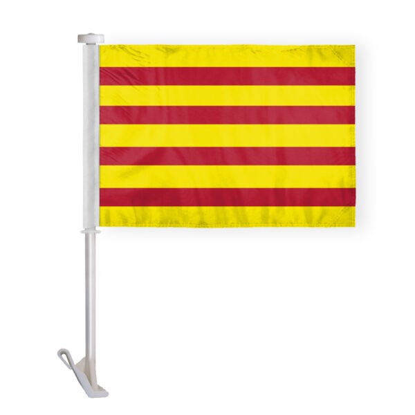 AGAS Catalonia Car Flag Premium 10.5x15 inch