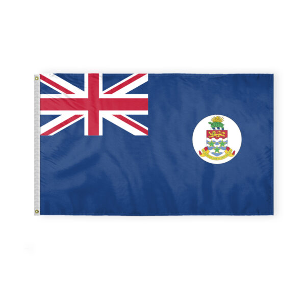 AGAS Cayman Islands Flag 3x5 ft Double Stitched Hem 100% Polyester