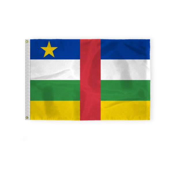 AGAS Central African Republic Flag 2x3 ft Outdoor 200D Nylon