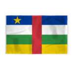 AGAS Central African Republic Flag 5x8 ft 200D Nylon