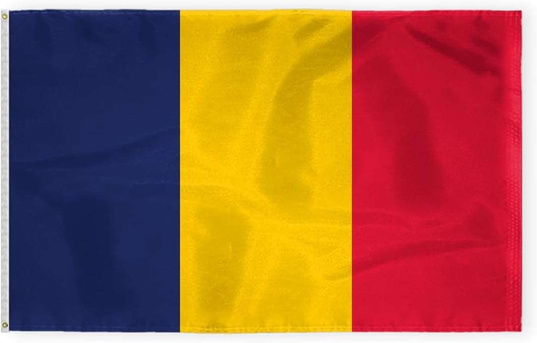 AGAS Chad Flag 6x10 ft 200D Nylon AGAS Chad Flag 6x10 ft 200D Nylon