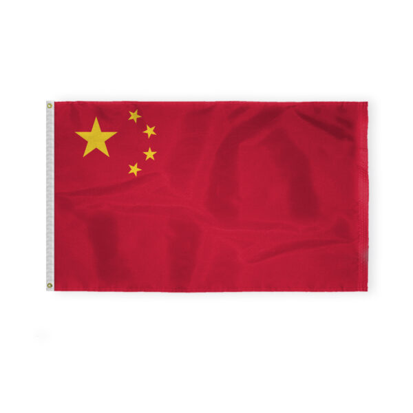 AGAS China Flag - 3x5 ft - Printed Single Sided on 200D Nylon