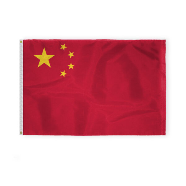 AGAS China Flag - 4x6 ft - Printed Single Sided on 200D Nylon