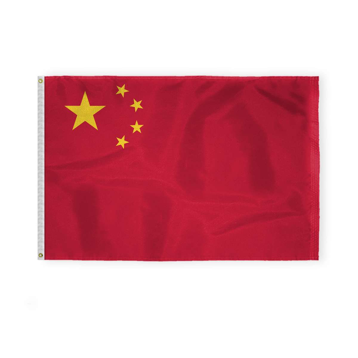 AGAS China Flag - 4x6 ft - Printed Single Sided on 200D Nylon AGAS China Flag - 4x6 ft - Printed Single Sided on 200D Nylon