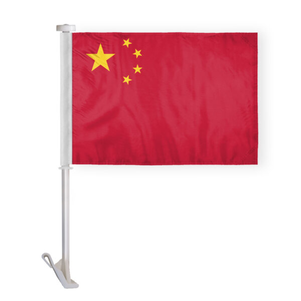 AGAS China Premium Car Flag - 10.5x15 inch