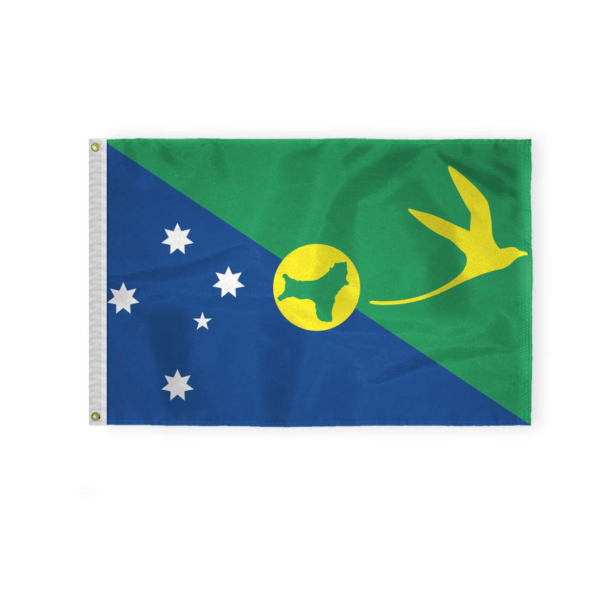 AGAS Christmas Island Flag 2x3 ft Outdoor 200D AGAS Christmas Island Flag 2x3 ft Outdoor 200D