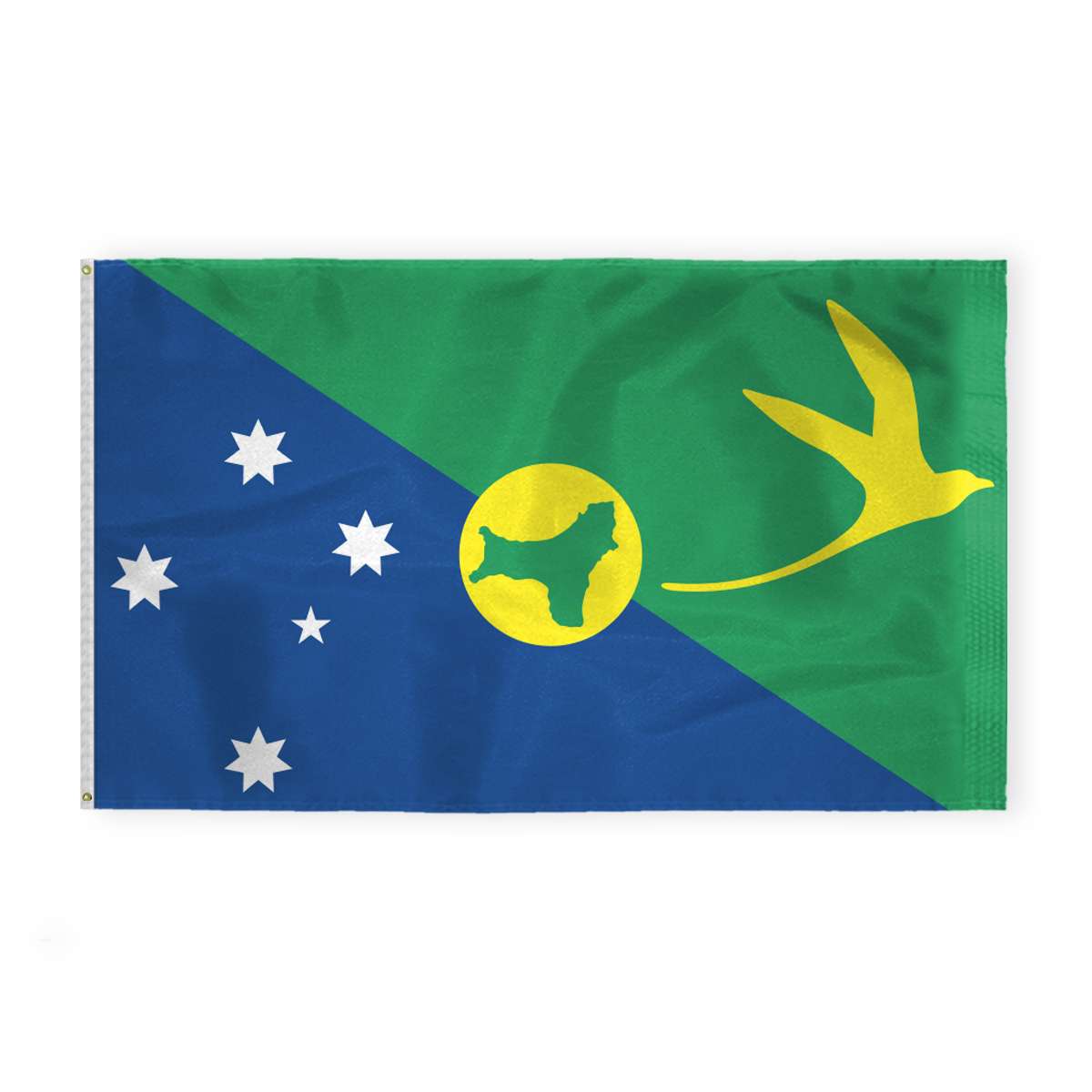 AGAS Christmas Island Flag 6x10 ft 200D Nylon AGAS Christmas Island Flag 6x10 ft 200D Nylon