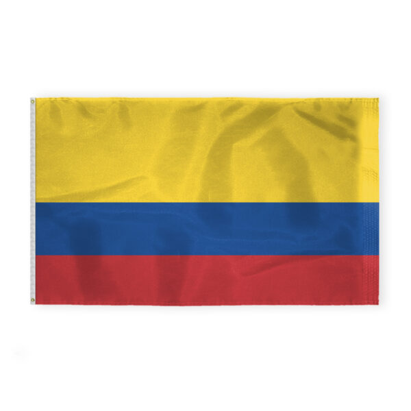 AGAS Colombia Flag - 6x10 ft -Printed Single Sided on 200D Nylon