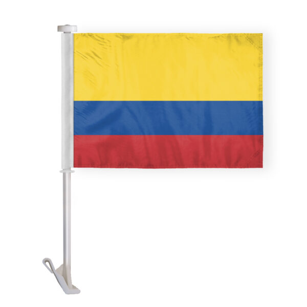 AGAS Colombia Premium Car Flag - 10.5x15 inch