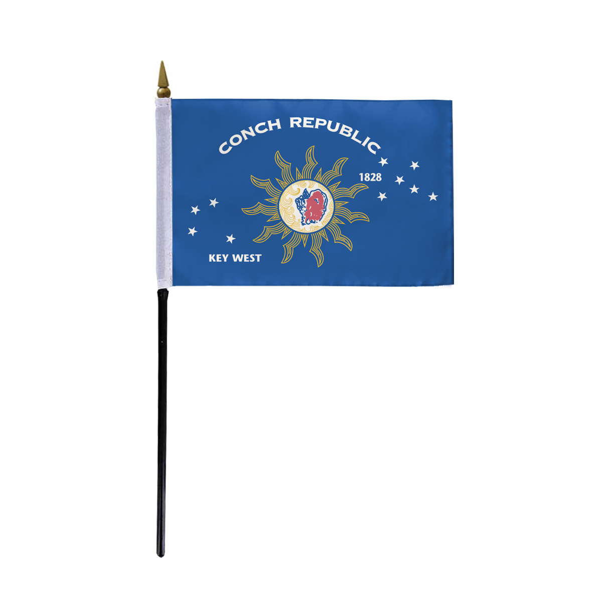 AGAS Conch Republic Flag 4x6 inch