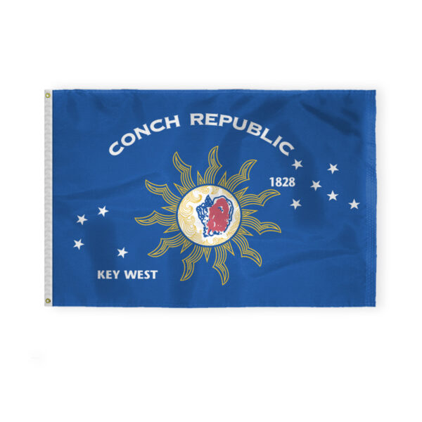 AGAS Conch Republic Flag 4x6 ft 200D Nylon