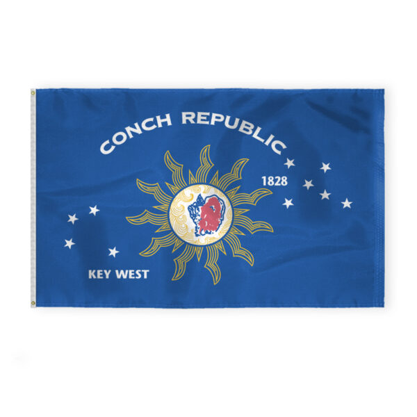 AGAS Conch Republic Flag 5x8 ft 200D Nylon